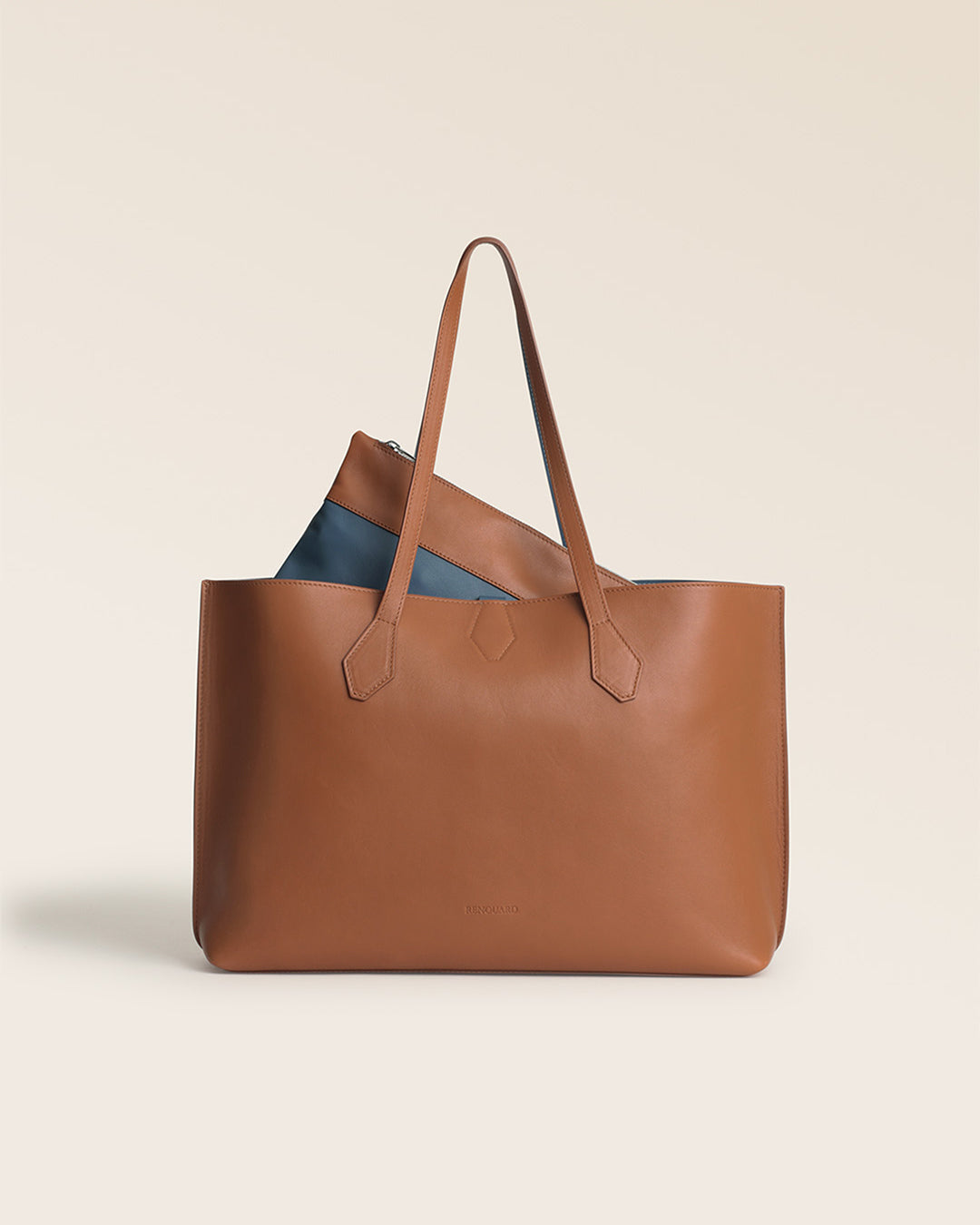 Cabas Shopper - Camel / Jean